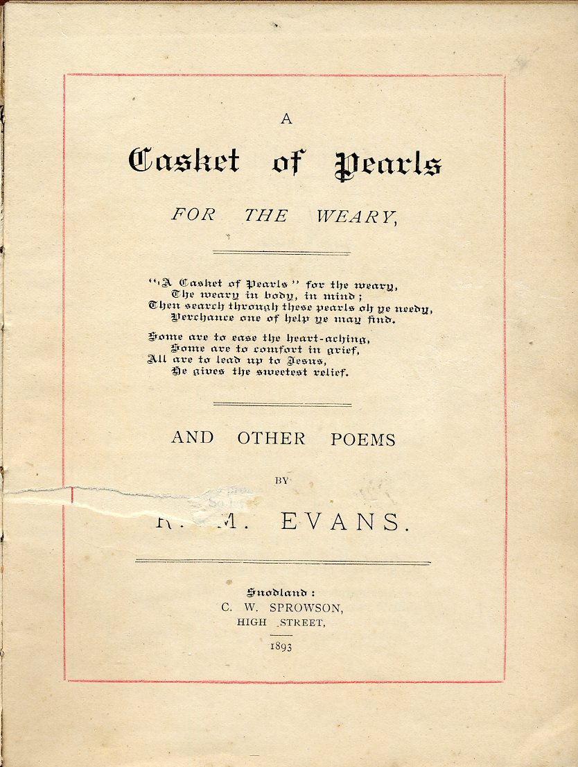 Evans Poems